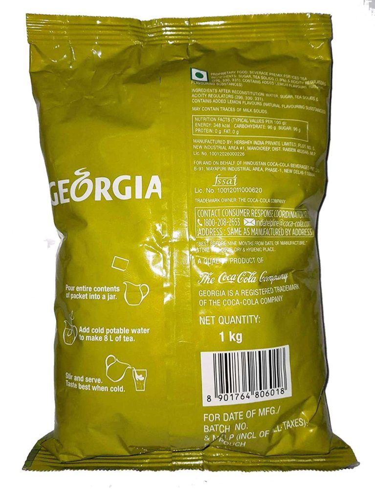 Georgia Lemon Iced Tea Premix 1 Kg Bhumee Enterprises Top Dealer