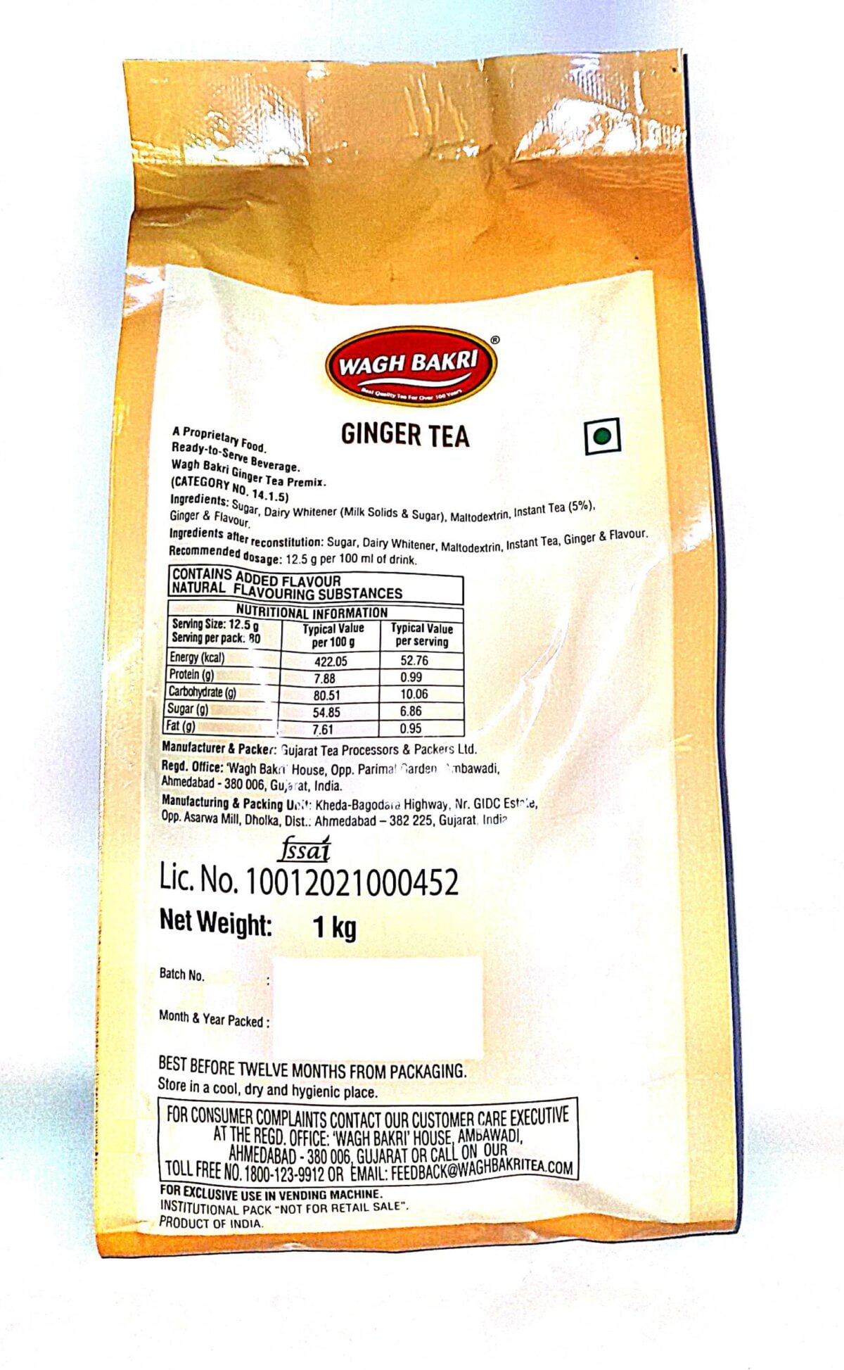 Wagh Bakri Ginger Tea Back scaled