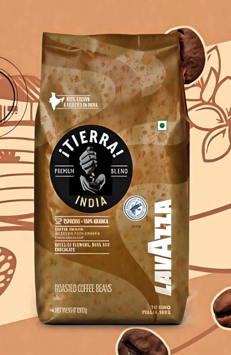 Lavazza Tierra Coffee Beans 1 Lavazza Tierra India Coffee Beans 1 Kg - Image 1
